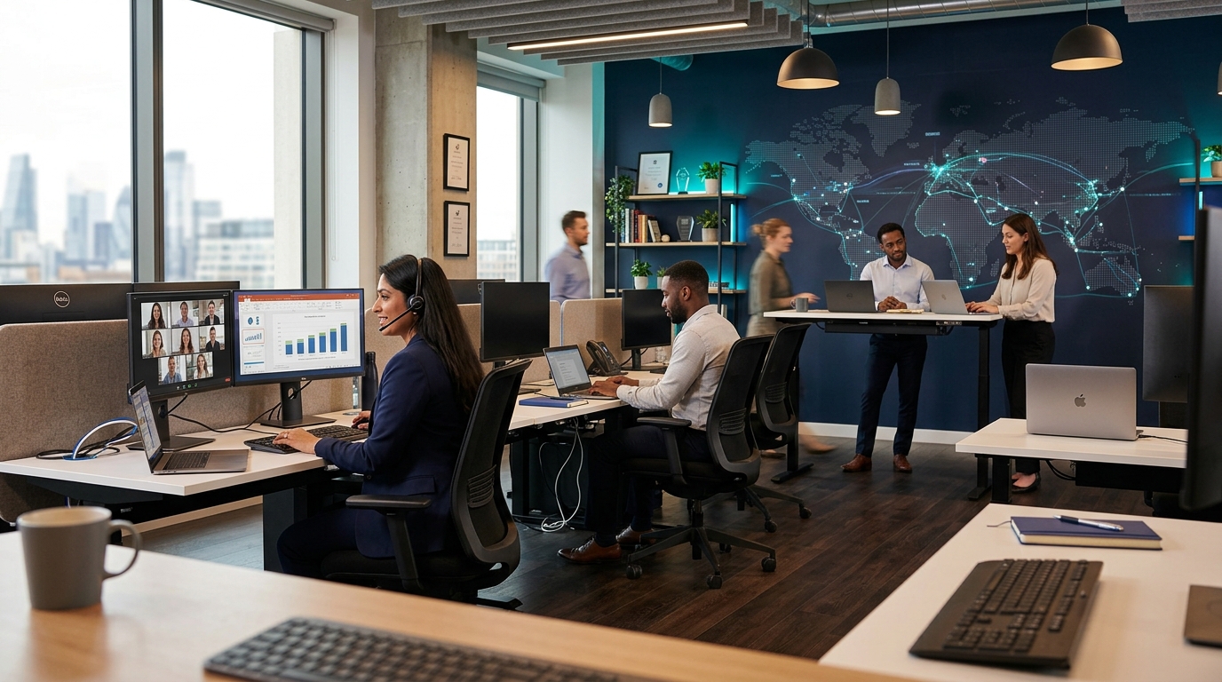 Oficinas Logísticas: El Desafío del Teletrabajo y la Retención de Talento que Impacta Directamente en Tu Marca